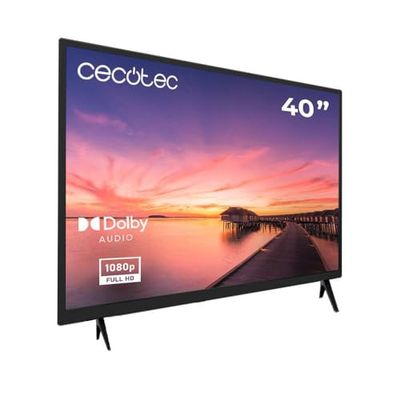 Cecotec TV - Televisore LED da 40 Pollici con Risoluzione Full HD - 0 series 0040. Sistema Dolby, Sintonizzatore DVB_T/T2/C/S/S2, Altoparlanti 16W, Connessioni HDMI x 3 e USB x 2, Memoria Flash