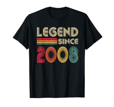 16 años Vintage 2008 Edición Limitada 16 Cumpleaños Camiseta