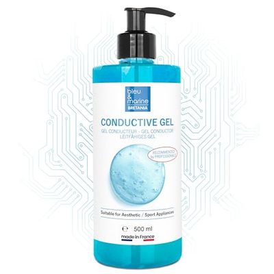 Gel Conduttore per Corpo e Viso: Radiofrequenza, Microcorrente, Ultrasuoni, Elettrodi, Epilazione Laser, Elettrostimolatore Muscolare, Depilazione IPL - 500 ml