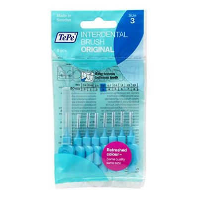 TePe 0,6 millimetri Dimensione 3 originale Interdental Brush - 1 x 8