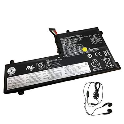 Amsahr ersättningsbatteri för Lenovo L17M3PG3, Legion Y530, 5B10Q80766, 928QA231H, L17C3PG1, L17L3PG1 - Inkluderar stereohörlurar