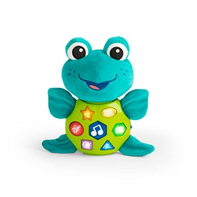 Baby Einstein, Jouet Musical Ocean Explorers Neptune’s Cuddly Composer, Jouet d'éveil en Peluche, Apprentissage des Couleurs et des Formes, 3 Langues, A Partir de 6 Mois