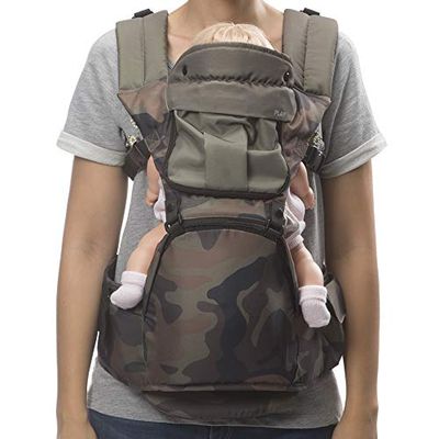 Play Mochi Mochila para bebé, cor camuflagem