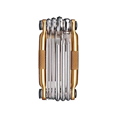 Crank 641300351104 Brothers Multi-10 Tool-conjunto de chaves e ferramentas para bicicleta dourada tamanho: Each, unissexo, ach