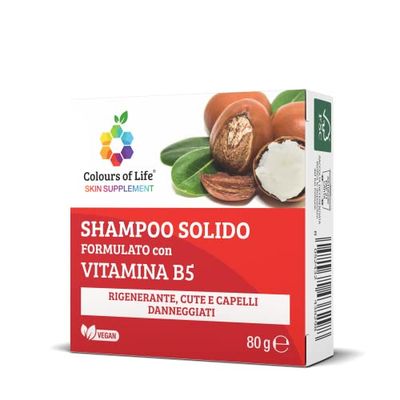 Colours of Life SKIN SUPPLEMENT Festes Shampoo VITAMIN B5 80g