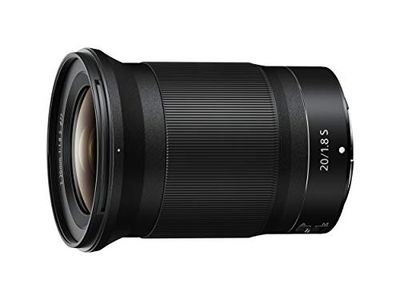 Nikon Nikkor Z 20 mm f/1.8 S, lens met vaste brandpuntsafstand, heldere, ultragroothoeklens f/1.8, zwart