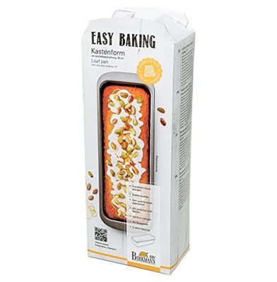 Birkmann 881075 Easy Baking Moule à Cake Métal Gris 30,0 x 9,0 x 9,0 cm