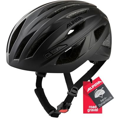 ALPINA Unisex - Volwassenen, PATH Fietshelm, black matt, 51-56 cm