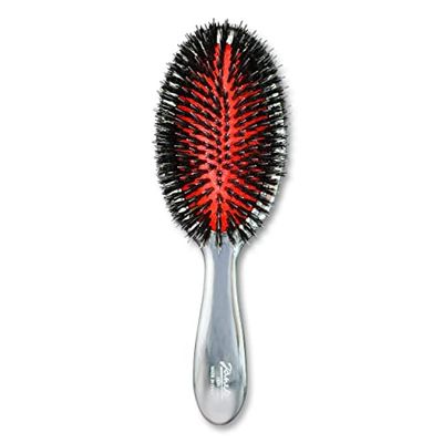Jäneke Spazzola SILVER, Setole Nere su Gomma Rossa - 85 g