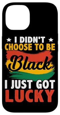 I Just Got Lucky Black History Design For Black Person Case for iPhone 14