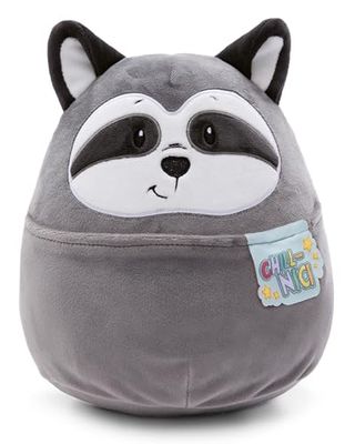 NICI cuddly toy Chill-NICI raccoon 20cm - Fluffy plush toy raccoon with tail for girls, boys & babies, Cuddly soft toy - 49884