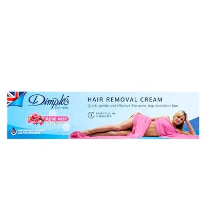 Dimples Hair Removal Cream – 120ml Rose