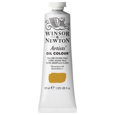 Winsor & Newton1214746 Artists' Oil Colour, professionele olieverf met maximale pigmentering en lichtechtheid - 37ml, Yellow Ochre Pale