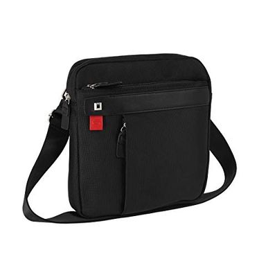 SPIRIT Bolsa pequeña para Hombre (1 Unidad), Negro, 24 x 24 x 6,0 cm, Bolsa pequeña