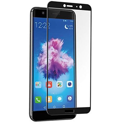 ∙mutpg0354 – displaybeschermfolie gehard glas 0,33 mm met zwarte lijst voor Huawei P Smart