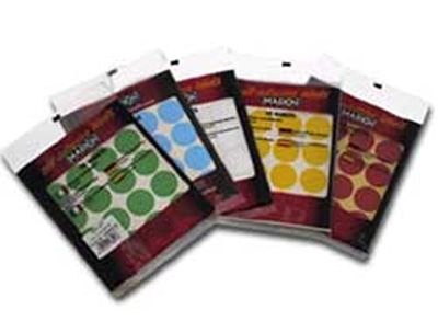 Markin etiketten rond 27 rood (10 vellen x20 etiketten/vellen) 5 [10008RO]