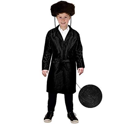 Dress Up America Joodse Rabbi Purim Bekitcha kostuums met MultiKleuren For Kids