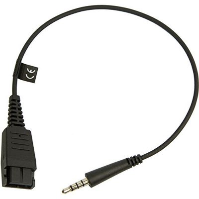 Jabra - Cable alargador Recto de 3.5 mm, desconexión rápida