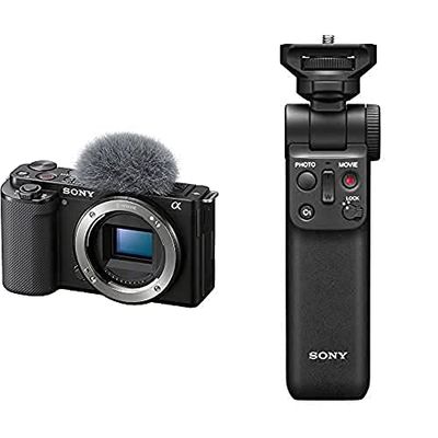 Sony Alpha ZV-E10 | Vlog Camera con obiettivo intercambiabile mirrorless APS-C + Grip GP-VPT2BT