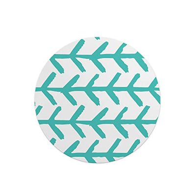 Questo Casa, Round Digital Printed Mouse Pad, Non-Slip Base, for Office and Home, Diameter:22cm