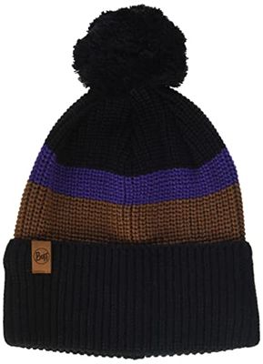 Buff Knitted Hat Elon Unisex One Size Black