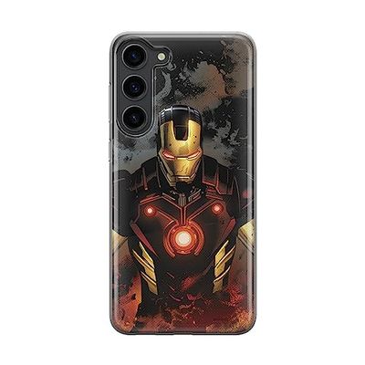 ERT GROUP mobiltelefonfodral för Samsung S23 PLUS originalt och officiellt licensierat Marvel mönster Iron Man 014 optimalt anpassad till formen på mobiltelefonen, fodral tillverkad av TPU-plast