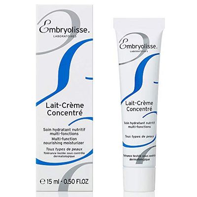 Embryolisse Lait -Creme Concentre | Versatile 6-in-1 Treatment Nourishing Moisturiser - Hydrates, Protects, and & Enhances Skin | Perfect Make-up Base | 15ml Size (Packaging May Vary)