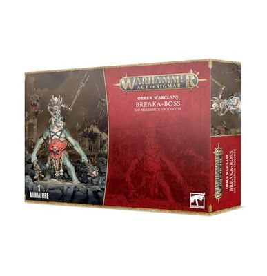 Spelverkstad - Age Of Sigmar: Orruk Warclans: Breaka-Boss On Mirebrute Troggoth