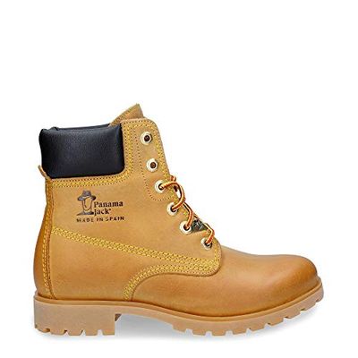 Panama Jack Panamá 03, Sapatos de cordão Brogue mulher, Amarelo Vintage Napa, 36 EU
