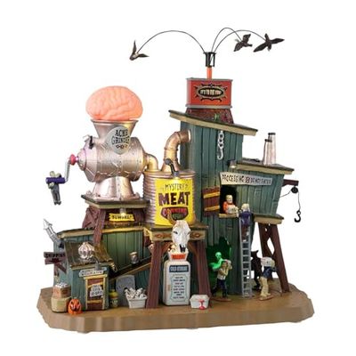 Lemax 35008-UK Spooky Town Sights & Sounds: Mystery Meat Canning Co.