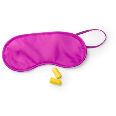 eBuyGB Colourful Eye Mask and Ear Plug Set, Pink, Pack of 25