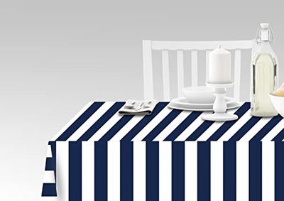 Doge Milano Nappe avec impression numérique, 100% Made in Italy Nappe antidérapante pour salle à manger, lavable et antitache, modèle Ricigliano, 140x140 cm
