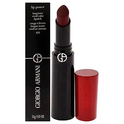 Giorgio Armani Lip Power Longwear Vivid Color Lipstick - 404 Tempting For Women 0.11 oz Lipstick