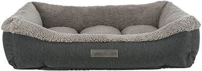Bendson Vital - Letto quadrato, 110 × 85 cm, grigio scuro e grigio chiaro