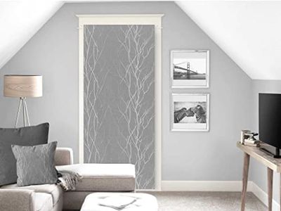 Soleil d'ocre Voile, Panel Curtain, Polyester, Gray, H200 x B90 cm (1er Pack)