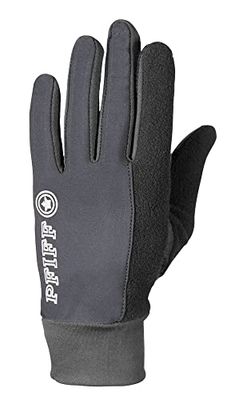 PFIFF 102464 Ridhandske Touchie 1", svart-grå L