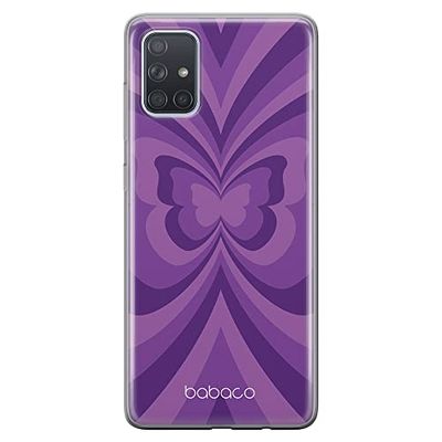 ERT GROUP etui na telefon Samsung A71, case oryginalny i oficjalnie licencjonowany przez Babaco, wzór Butterflies 001, optymalnie dopasowane, plecki z TPU