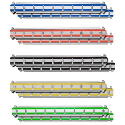 BARSKA AF13684 Labeled Key Shelves w/ 101-200 Numbered Hooks for Key Cabinets