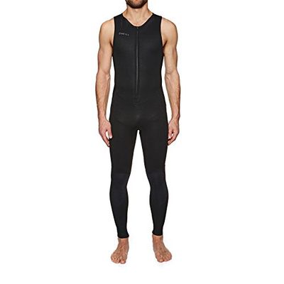 O'Neill Reactor-2 1.5mm Voorkant Zip Mouwloos Volledig Zwart - S