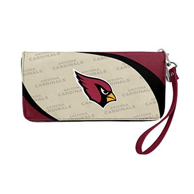 NFL Kurva dragkedja organiseringsplånbok Team Color 4” H x 8" W x 1” D