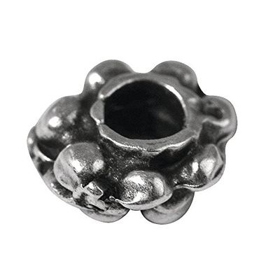 Rayher SB-Btl Lot de 5 Roues en métal 7 mm argenté