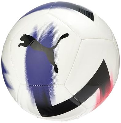 PUMA Unisex CAGE Ball träningsbollar, vit solnedgång Glow-Lapis Lazuli, 5, Puma White-Sunset Glow-lapis Lazuli, 5