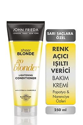 John Frieda Sheer Blonde Go Blonder, Condizionatore schiarente (versione inglese), 250ml