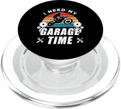 Dirt Bike e Motocross Garage Design per Uomo e Donna PopSockets PopGrip per MagSafe