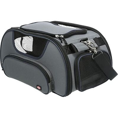TRIXIE - Carrello trasporto Wings, per trasporto aereo. Dimensioni: 28 x 23 x 46 cm. Cane Max 20 kg.