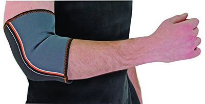 Aidapt Extra Large Compression Arm Sleeve Elbow Support for Tendonitis, Arthritis, Tennis Elbow, Golfers Elbow and Weightlifting Aid for Men and Women