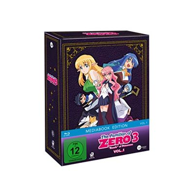 The Familiar of Zero 3: "Rondo" of Princesses (Staffel 3) - Vol. 1 - Limited Mediabook Edition (mit Sammelschuber und exklusiven Extras) [Alemania] [Blu-ray]