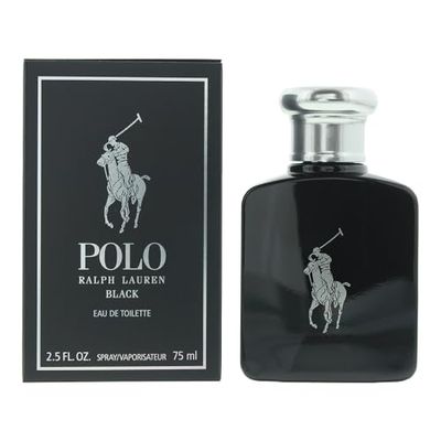 Ralph Lauren Polo Black Eau De Toilette Spray - 75ml/2.5oz