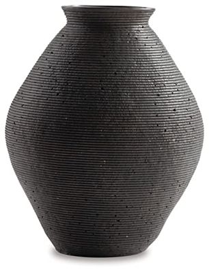 Ashley Furniture Hannela Vase, Antique Brown