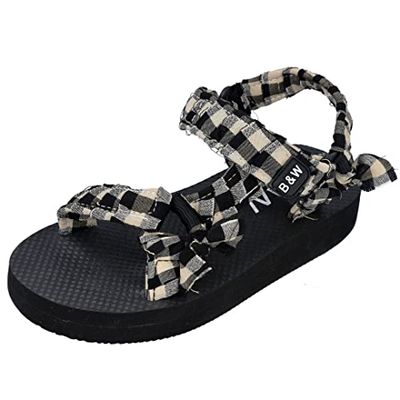 Conguitos MIA, sportsandalen voor dames, Blanco Y Gris, 37 EU